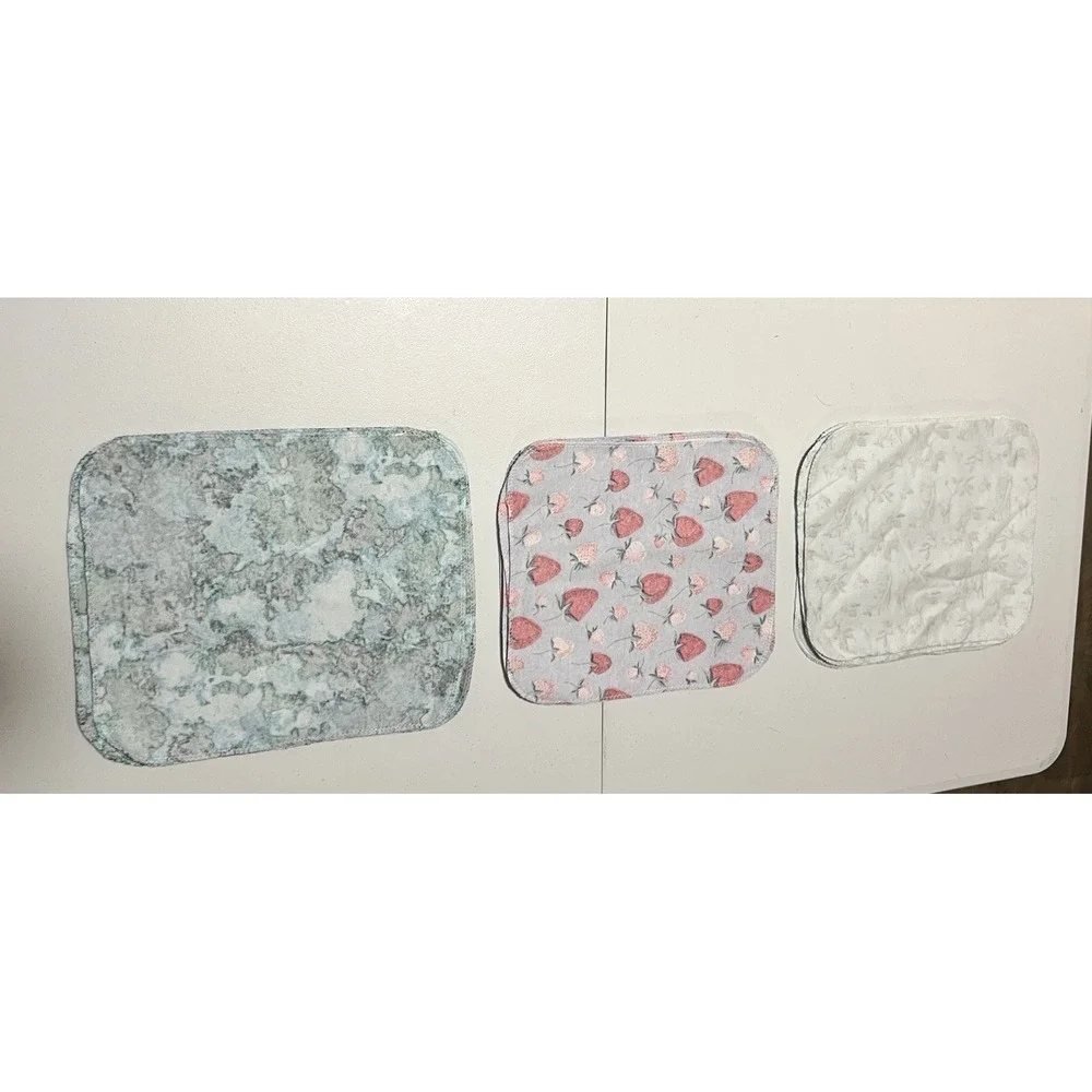 Unbranded‎ Cloth bib set Unisex OS Multicolor Excellent Reusable bibs Floraly